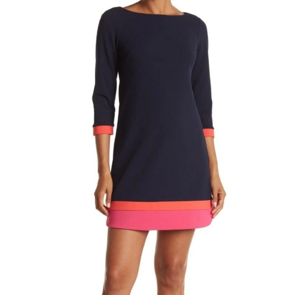💖 NWOT Vince Camuto Colorblock 3/4 Sleeve Dress 💖